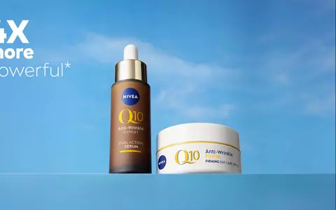 Serumul NIVEA Q10 Dual Action: Cu ingredientul inovativ GLYCOSTOP®, previne și reduce ridurile cauzate de zahăr