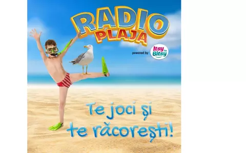 Vara aceasta, copiii se joacă și se răcoresc la Radio Plaja Itsy Bitsy