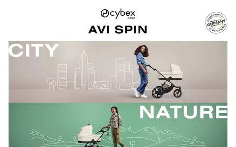 AVI SPIN este noul cărucior CYBEX, potrivit pentru ORAȘ, NATURĂ, ALERGARE 