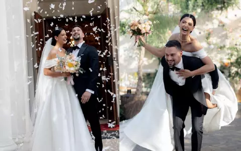 Vlad Gherman și Oana Moșneagu s-au căsătorit religios! Imagini spectaculoase de la nunta celor doi actori: „Totul a fost gândit ca o chemare la un spectacol. Ne-am dorit o nuntă ca...”