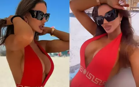 Cât costă costumul de baie purtat de Bianca Drăgușanu pe litoralul românesc. L-a accesorizat cu ochelari Yves Saint Laurent și bijuterii scumpe