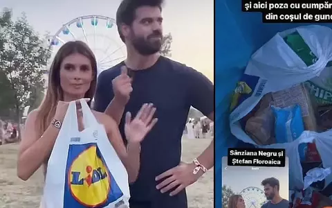 Sânziana Negru și Ștefan Floroaica au aruncat la gunoi produse alimentare Lidl, după ce le-au promovat pe Internet: „E dezamăgitor pentru că acum realizează mulți că ce afișezi online e total opusul...”. Reacția iubitului ei și a magazinului