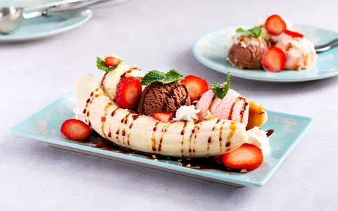 Rețetă de banana split