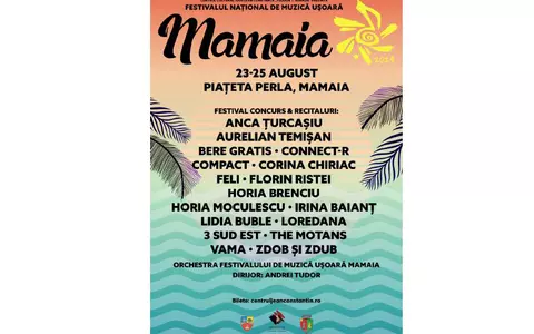 Vineri începe Festivalul Național de Muzică Ușoară Mamaia, ediția 61 