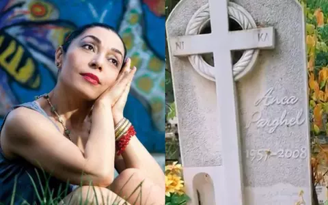 Cum arată mormântul Ancăi Parghel, la 16 ani de la moartea cântăreței. Este înconjurat de buruieni, semn că apropiații trec rar pe la cimitir