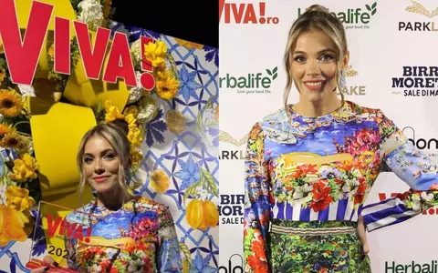 Andreea Ibacka, apariție ravisantă la VIVA! Influencers Party 2024. A purtat o rochie deosebită, cu un peisaj din Italia