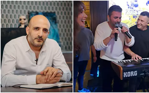 Pepe, spectacol incendiar la ziua omului de afaceri Ensar Duman. S-a ridicat de la masă special ca să cânte în duet cu Raluka melodii vechi românești. Sărbătoritul a avut un tort impresionant, cu cinci etaje, și șampanii cu artificii / EXCLUSIV