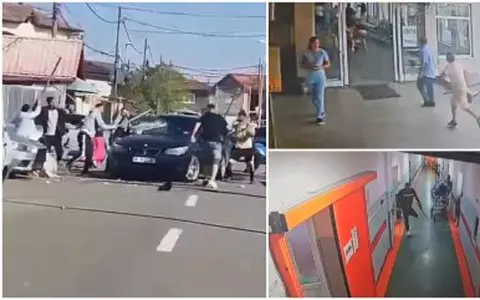 Bătaie cu furci și săbii în Spitalul Pantelimon, printre medici și pacienți. Au intervenit peste 400 de polițiști și mascați și s-au făcut primele arestări / Motivul scandalului