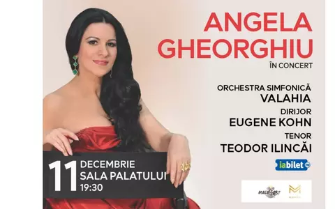 Angela Gheorghiu – concert de gală extraordinar la București, pe 11 decembrie