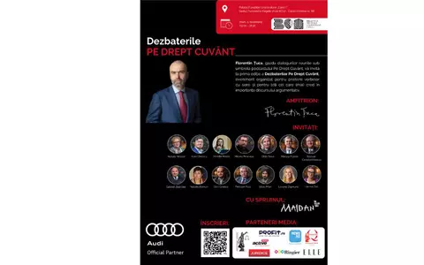 Cunoscutul avocat Florentin Țuca organizează prima ediție a Dezbaterilor „Pe Drept Cuvânt”