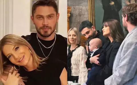 Ana Baniciu și Edy Kovacks și-au botezat băiețelul, iar Raluka a fost nașă. Imagini inedite de la eveniment