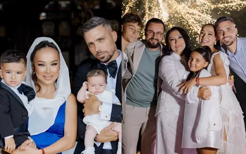 Imagini emoționante cu fiul cel mic al Vlăduței Lupău, Isaia, și nașii lui, Andra și Cătălin Măruță. Artista le-a făcut o vizită specială: „A venit la nași...”