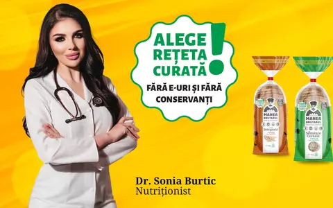 Manea Brutarul, pâinea cu etichetă curată și 52% maia adevǎratǎ a intrat şi în Kaufland