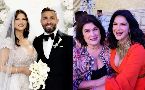 Cum s-a îmbrăcat Minodora Tătărușanu, mama Minodora Tătărușanu, la nunta fiicei sale cu Valeriu Gheorghiță: „Soacră mică...”/ Ce ținută a purtat fratele vedetei, Petru