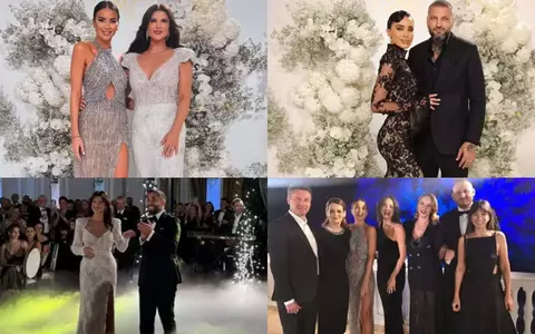 Cum s-au îmbrăcat vedetele la nunta Monicăi Bârlădeanu cu Valeriu Gheorghiță. Cele mai spectaculoase rochii: invitații au avut dress-code-ul black tie