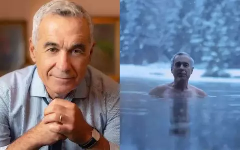Călin Georgescu face baie în apă rece ca gheața, de 20 de ani: „Am făcut baie și la -20 de grade, la copcă. Face parte din legătura mea cu natura”