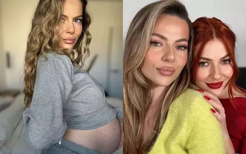 Estera, sora Lidiei Buble, a născut o fetiță. Prima imagine cu bebelușul: „Înainte de a te forma în pântece…”