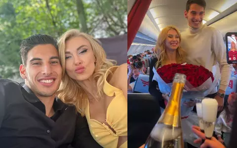 Andreea Bălan a fost cerută în căsătorie de Victor Cornea, în avion: „Cel mai frumos si hotarat DA din viata mea. Vreau să fiu soția ta pentru totdeauna”. Imagini de la momentul emoționant