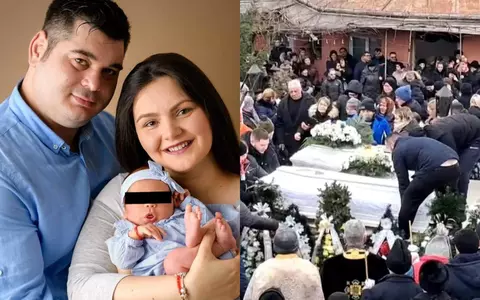 Imagini dureroase de la înmormântarea familiei care a murit în accidentul cumplit din Suceava. Tatăl șoferului, luat cu salvarea din cauza șocului: „E o dramă. Toată comuna e în doliu”