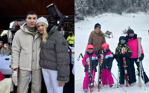 Ce mari și frumoși au crescut copiii Valentinei Pelinei și ai lui Cristi Borcea. Imagini cu Milan și gemenele Indira și Rania, pe pârtia de schi