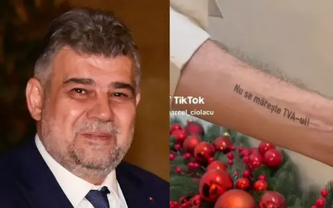 Marcel Ciolacu s-a tatuat pe mână în noaptea de Anul Nou: "Nu se mărește TVA-ul!"