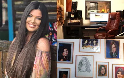 Cum arată casa în care locuiește Paula Seling. E decorată cu vechituri, obiecte create de fostul ei soț, iar studioul e plin de caricaturi