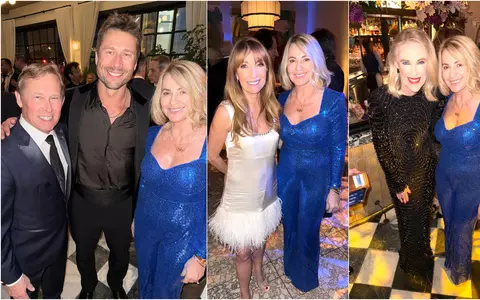 Nadia Comăneci, apariţie spectaculoasă la Globurile de Aur 2025. La 63 de ani, "Zeiţa de la Montreal" a purtat o salopetă mulată, strălucitoare și a atras toate privirile pe covorul roșu