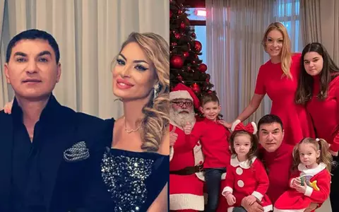Cum arată vila de lux a cuplului Valentina Pelinel - Cristi Borcea. Are un living spațios, tapet cu motive baroce și mobilier în alb-bej