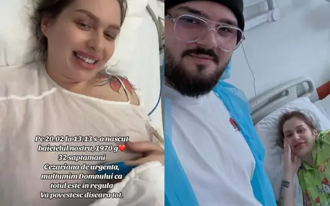 Tina Drip a născut prematur. Influencerița a fost însărcinată, inițial, cu gemeni, dar a pierdut unul dintre copii: "Au fost două inimioare, dar a rămas una foarte puternică"