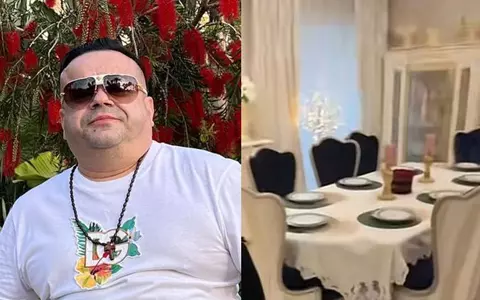 Cum arată vila lui Adrian Minune. Are o curte spațioasă, cu piscină, iar în garaj se află un Ferrari și un Lamborghini: „Designerul nostru a fost mama. Masa stă așezată în fiecare zi...”