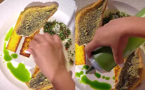 Rețeta de doradă cu polenta și chimichurri. Preparatul Andreei Corb, fostă concurentă la MasterChef