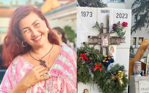 Cum arată mormântul Ronei Hartner, la un an de la moartea cântăreței. Locul de veci al regretatei actrițe este acoperit de flori, fotografii, candele și lumânări