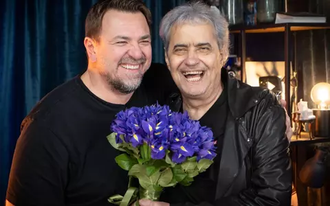 Imagine de colecție cu Horia Brenciu și Cristi Minculescu: „55 de irişi! Asta i-am oferit lui Cristi!". Ce semnifică numărul 55 în viața solistului Iris