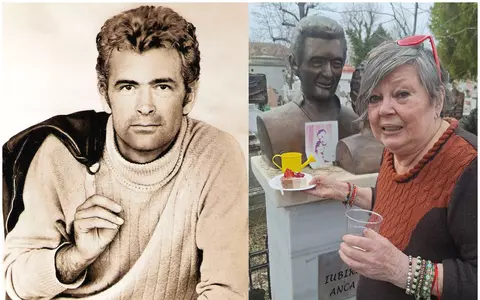 Anca Pandrea, petrecere la mormântul lui Iurie Darie! De ziua regretatului actor a mers la cimitir  cu tort și șampanie, cu mai mulți prieteni: ”El nu vrea să ne vadă triști”/ EXCLUSIV