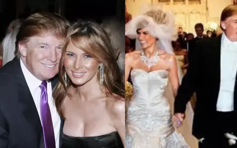 Rochia de mireasă a Melaniei Trump, scoasă la vânzare. Creația Dior cântărește 27 de kilograme, are un voal de aproape 5 metri și a costat 100.000 de dolari