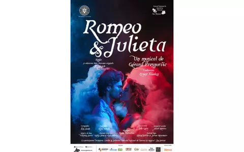 Musicalul fenomen „Romeo și Julieta” în variantă pop-rock va avea premiera la Teatrul Naţional de Operetă şi Musical „Ion Dacian” pe 27, 28, 29 și 30 martie