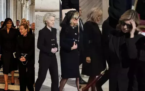 Cum s-au îmbrăcat Melania Trump, Brigitte Macron, Jill Biden, Regina Letiția și Olena Zelenska la funeraliile Papei Francisc. Au purtat ținute negre, accesorii elegante și machiaje discrete