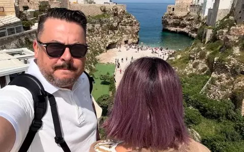 Mihai Bobonete, imagini rare cu soția lui. Cum s-au afișat comediantul și Cătălina în vacanță, în Italia: „Frumoasă ești”