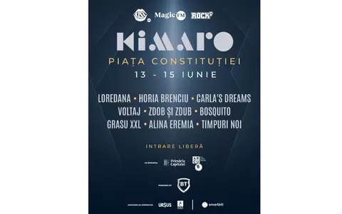 KIMARO vine pentru prima dată în București!  13-15 iunie | Piața Constituției | Intrarea liberă