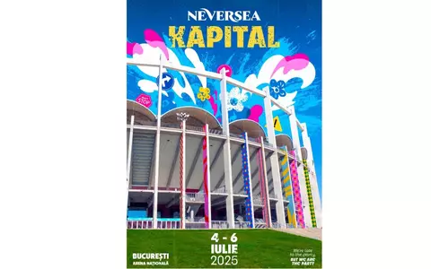 Neversea Kapital - între 4 și 6 iulie, pe Arena Națională din Capitală