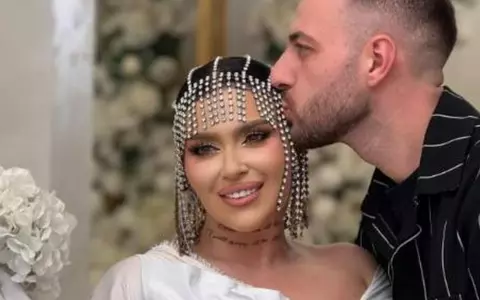 Oana Radu spune adevărul despre fotografiile în care apare în rochie de mireasă alături de iubitul ei, Șerban Balaban: "Am zis să facem o poză împreună să pară că ne-am căsătorit"