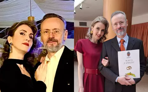 Mihai Albu și Elena Nechifor s-au căsătorit! Primele imagini de la cununia civilă: soția designerului a ales o rochie vișinie/ Cum a apărut Mikaela, fiica Iuliei Albu și a creatorului de modă, la Starea Civilă