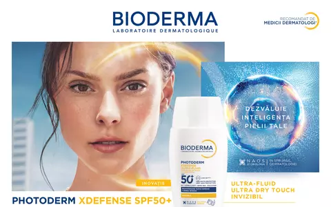 Bioderma lansează Photoderm Xdefense Ultra-Fluid: primul SPF skin detox pentru protecție completă și ten vizibil mai luminos, disponibil în 3 variante 