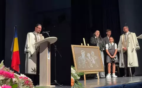Cătălin Măruță, numit cetățean de onoare al orașului Târgu Jiu, în prezența Andrei și a celor doi copii. Omagiu emoționant pentru tatăl său: „Această onoare este și a ta. Îi simt lipsa”