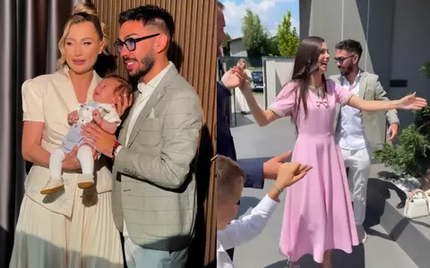 Armin Nicoară și Claudia Puican și-au botezat fiul. Georgiana Lobonț și soțul ei, printre nașii micuțului Amir Efrem: „Mergem să-l pupăm, să-l îmbrăcăm”