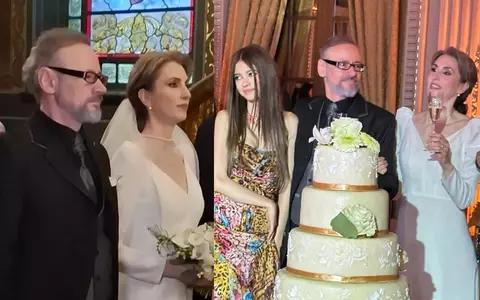 Ce nu s-a văzut la nunta lui Mihai Albu cu Elena Nechifor: un naș a lipsit de la cununia civilă, iar cealaltă pereche de nași de la cea religioasă. Mikaela, fiica designerului și a Iuliei Albu, a purtat trei ținute