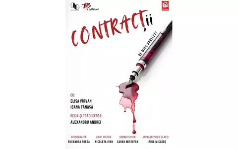 CONTRACȚii de Mike Bartlett, premieră 9G la TNB
