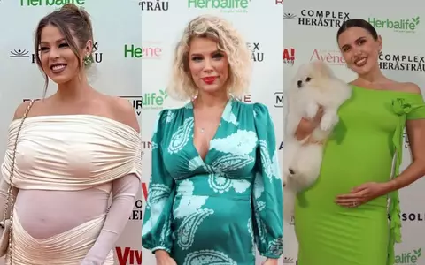 Trei viitoare mămici au strălucit la petrecerea VIVA! 26 de ani. Roxana Nemeș, Alina Laufer și Emily Burghelea au radiat de fericire pe covorul roșu
