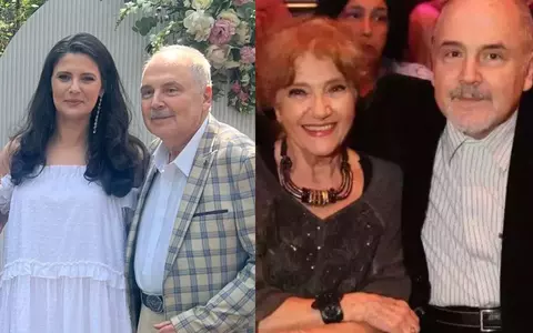 Eugen Cristea, prima apariție publică după moartea Cristinei Deleanu, soția lui. A fost prezent la botezul fetiței lui Adrian Cuculis