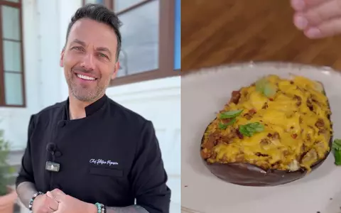 Rețetă de vinete umplute. Chef Ștefan Popescu a explicat pașii: „Doamne, ce bine arată!”